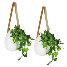 Hanging Wall Planters - Set of 2 - M&W