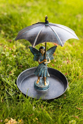 Hanging Wild Garden Bird Feeder Fairy Ornament - 4