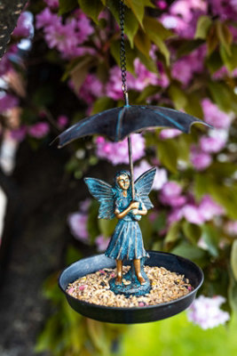Hanging Wild Garden Bird Feeder Fairy Ornament - 8