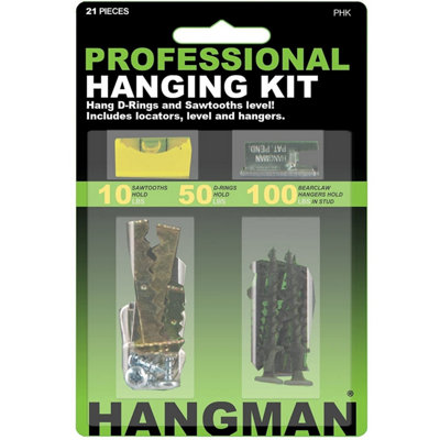 Hangman Professional Picture Hanging Kit - 4 Frame Kit PHK