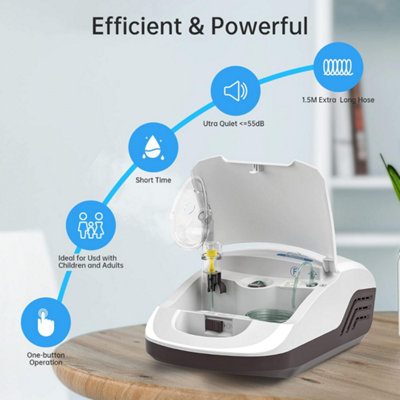 Hangsun Nebuliser Machine for Adults and Kids, CN950 Pro Nebulizer All ...