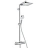 Hansgrohe Crometta E Showerpipe 240 1jet with thermostatic shower mixer