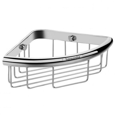Hansgrohe AddStoris 1-Tier Corner Basket Chrome