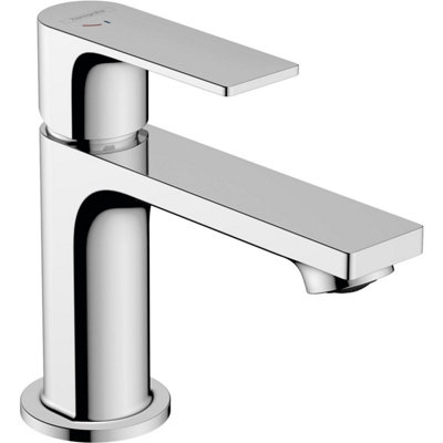 hansgrohe Rebris E 80 CoolStart EcoSmart Basin Mixer Tap & Pop-Up Waste - Chrome