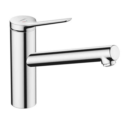 Hansgrohe Zesis M33 Single Lever Kitchen Mixer Tap 150 Coolstart Ecosmart 1Jet in Chrome