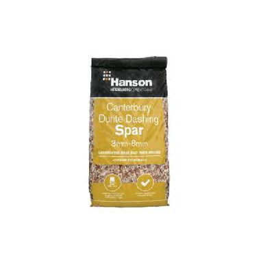 Hanson Pebble Dashing Durite Canterbury Spar 3-8mm Approx. 25kg Poly Bag