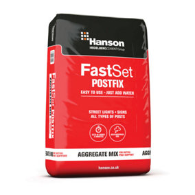 Hanson Postfix Postcrete Concrete Fast Set Ready Mixed 20KG