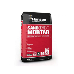 Hanson Sand Cement Mortar 20kg Plastic Handy Bag