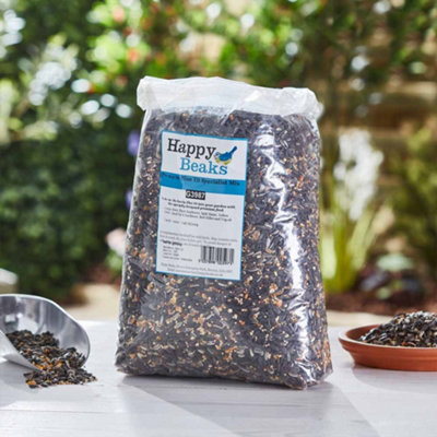 Happy Beaks Premium Blue Tit Specialist Bird Seed Food Mix (25.5kg)