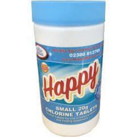 Happy Hot Tubs 50 x 20g Chlorine Tablets for Hot Tubs Swimming Pools