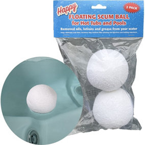 Happy Hot Tubs Floating Scum Ball (2 Pack)