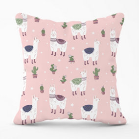 Happy Lama Cushions 45cm x 45cm