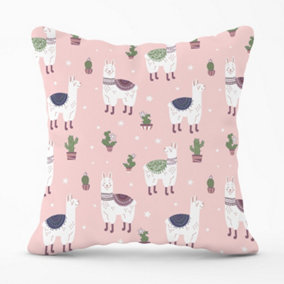 Happy Lama Outdoor Cushion 45cm x 45cm