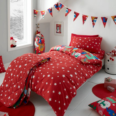 Happy Linen Company Jolly Christmas Kids Bedding Single