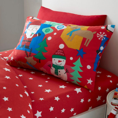 Happy Linen Company Jolly Christmas Kids Bedding Single