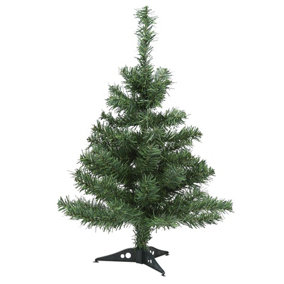 Harbour Housewares Artificial Christmas Tree - 2ft - Green