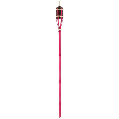 Harbour Housewares Bamboo Garden Fire Torches - 113cm - Pink - Pack of 12