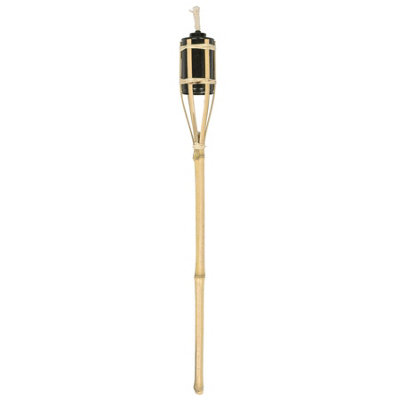 Harbour Housewares Bamboo Garden Fire Torches - 60cm - Natural - Pack of 6 - 5