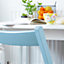 Harbour Housewares - Beech Folding Chairs - Denim Blue - Pack of 2