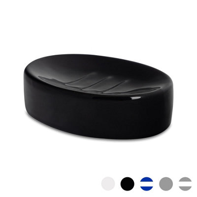 Harbour Housewares - Ceramic Soap Dish - Black Price Comparisons | Compare The Build