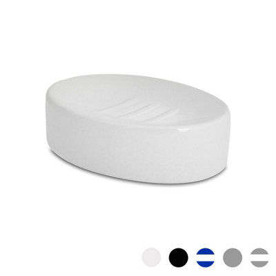 Harbour Housewares - Ceramic Soap Dish - White
