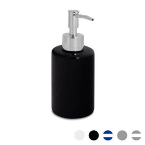 Harbour Housewares - Ceramic Soap Dispenser - 280ml - Black