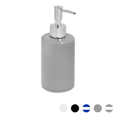 Harbour Housewares - Ceramic Soap Dispenser - 280ml - Grey Price Comparisons | Compare The Build
