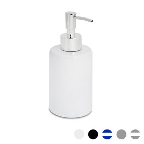 Harbour Housewares - Ceramic Soap Dispenser - 280ml - White