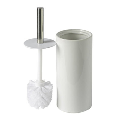 Harbour Housewares - Ceramic Toilet Brushes - White - Pack of 2 Price Comparisons | Compare The Build