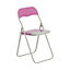 Harbour Housewares - Coloured Padded Folding Chair - Pink