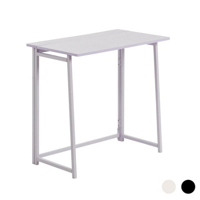 Harbour Housewares - Deluxe Wooden Folding Desk - 80cm - Lilac