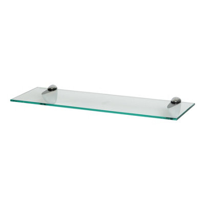 Harbour Housewares Floating Glass Wall Shelf - 60cm