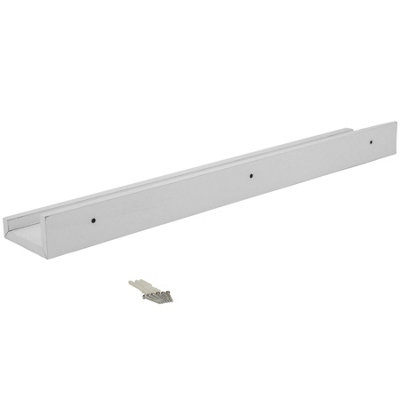 Harbour Housewares Floating Picture Ledge Wall Shelves - 57cm - White - Pack of 2