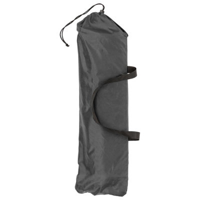 Harbour Housewares Folding Beach Loungers - Matt Black/Black - Pack of 2 - 5