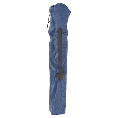 Harbour Housewares Folding Canvas Camping Chair - Matt Black/Navy - 4