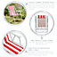 Harbour Housewares - Folding Metal Beach Chair - Red Stripe
