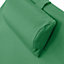 Harbour Housewares Folding Metal Deck Chairs - Matt Black/Green - Pack of 4