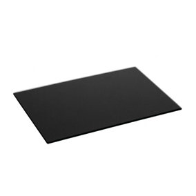 Harbour Housewares - Glass Chopping Board - 30cm x 20cm - Black