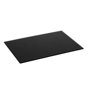 Harbour Housewares - Glass Chopping Board - 40cm x 30cm - Black