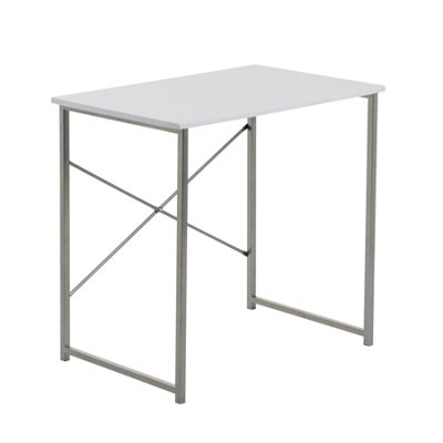 Harbour Housewares - Industrial Office Desk - White