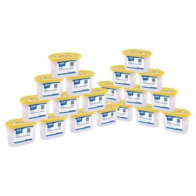 Harbour Housewares Interior Dehumidifiers - 500ml - Lemon - 20x Anti-Mould Condensation Absorber Moisture Trap Air Freshener