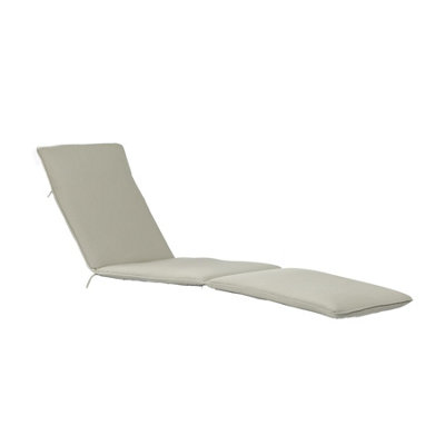 Harbour Housewares Master Sun Lounger Cushion Beige DIY at B Q