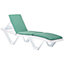 Harbour Housewares - Master Sun Lounger Cushion - Green