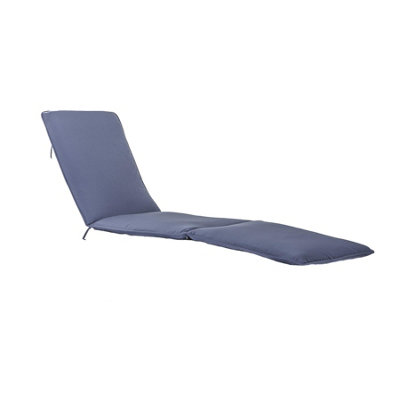 Harbour Housewares - Master Sun Lounger Cushion - Navy