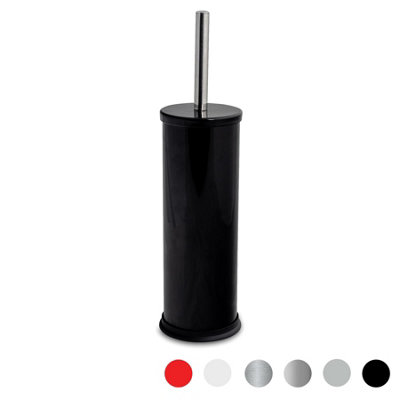 Harbour Housewares - Round Toilet Brush - Black