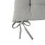 Harbour Housewares - Square Garden Chair Seat Cushions - Grey - Pack of 6