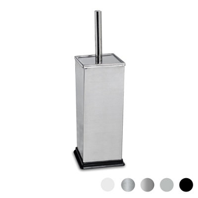 Harbour Housewares - Square Toilet Brush - Chrome