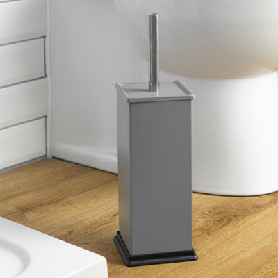 Harbour Housewares - Square Toilet Brush - Matt Grey - 4