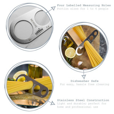 Harbour Housewares Stainless Steel Spaghetti Measure - Silver