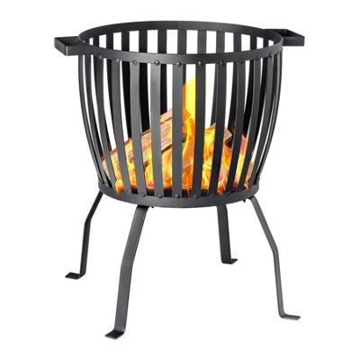 wrought iron wood burner fireplace fireplace brazier 50 cm